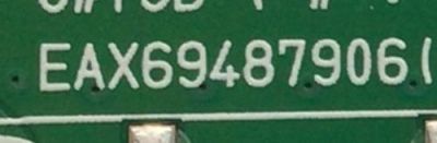 MAIN PARA SMART TV LG 4K RESOLUCION (3840 x 2160) UHD / NUMERO DE PARTE EBT66739203 / EAX69487906 / 1KEBT000-01LY / PANEL NC750TQG- VCKH3 / DISPLAY ST7461D01-8 VER.2.1 / MOLEDO 75UP7670PUB.BUS - Imagen 2